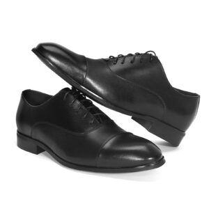 Men's black formal half shoes 6350N170_CZ Domeno