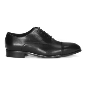 Men's black formal half shoes 6350N170_CZ Domeno