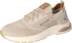 Beige men's shoes Mustang 4194-302-243