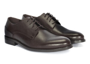 Domeno brown leather formal shoes