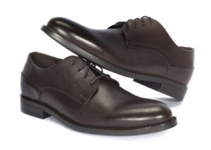 Domeno brown leather formal shoes
