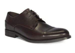 Brown formal leather half shoes 6291BR1190_BR Domeno
