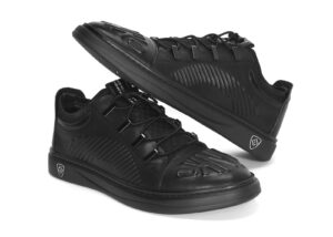 Black leather men's sneakers S8016_XT6820_CZ Domeno