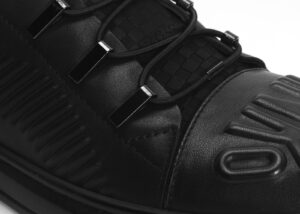 Black leather men's sneakers S8016_XT6820_CZ Domeno