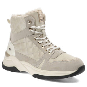White women's winter boots Mustang 1438-603-243