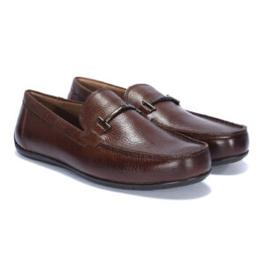 Men's leather moccasins 7222BR1085_BR Domeno