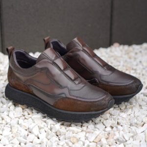 Men's leather shoes QA758AY-93L-B1258_BR Domeno