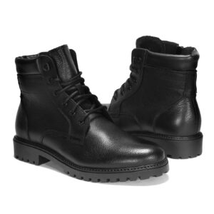 جزمة جلدية سوداء للرجال 4944N1551_CZ دومينو 4944N1551_CZ دومينو