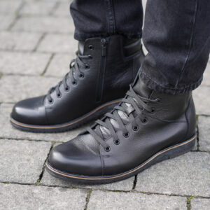 Czarne kozaki męskie 6194N1276_CZ Domeno