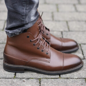 Мъжки зимни ботуши от естествена кожа 5276BR960_BR Domeno