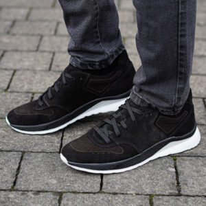 Czarne buty skórzane  męskie MICHEEL